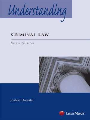cover image of Understanding Criminal Law